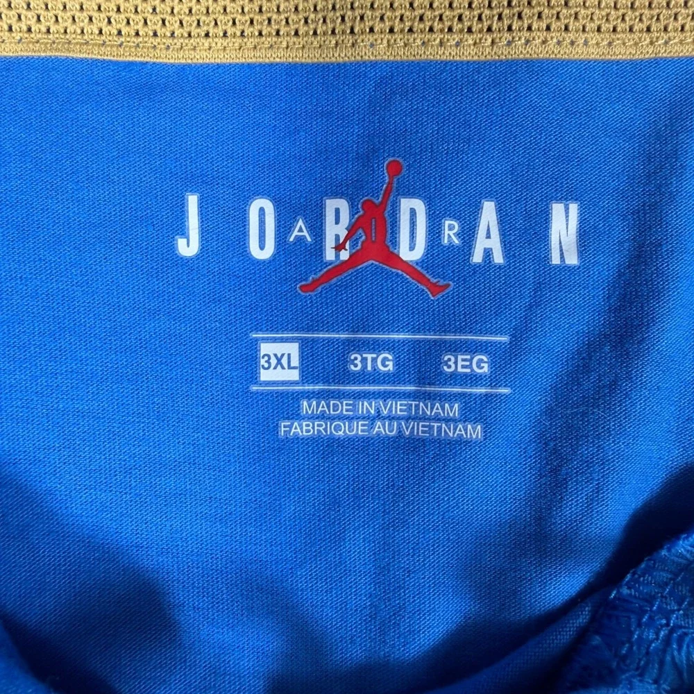 Jordan UCLA Bruins Hoodie Mens 3XL Blue‎ Excellent Long Sleeve T-Shirt On-Field